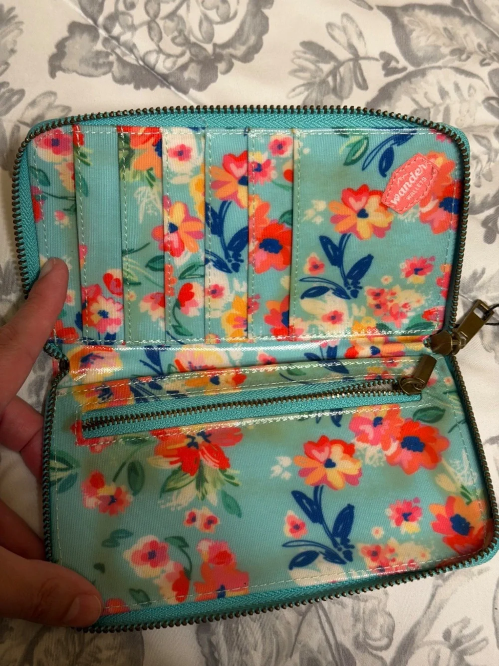 Wander wallet floral